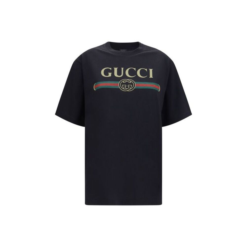 Gucci Black Cotton Women's T-Shirt